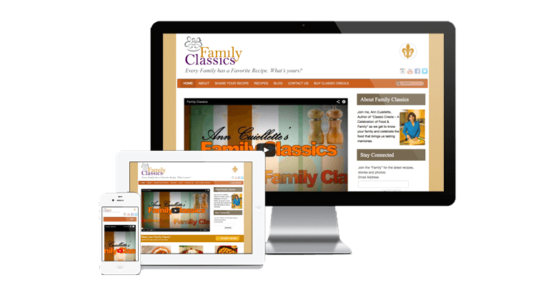 I created this custom WordPress website design for Family Classics by Ann Cuiellette, the Author of Classic Creole – A Celebration of Food & Family. I originally reached out to ......
READ MORE