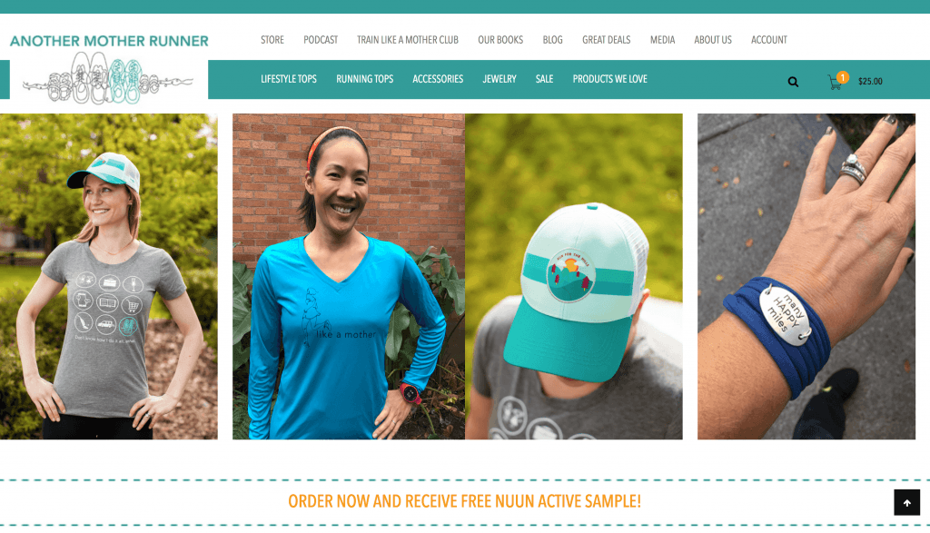 Fitness brand website design and development