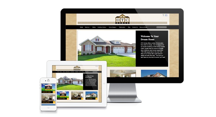 OTC Homes website design