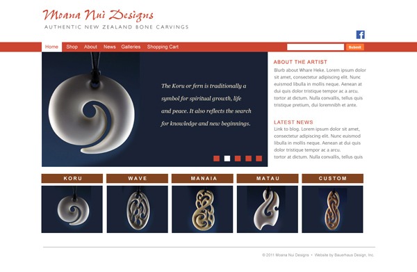 Moana Nui Designs, now located in New Zealand, contacted me after seeing the new e-commerce website we just designed for Uncommon Threads Jewelry. After I sent......
READ MORE