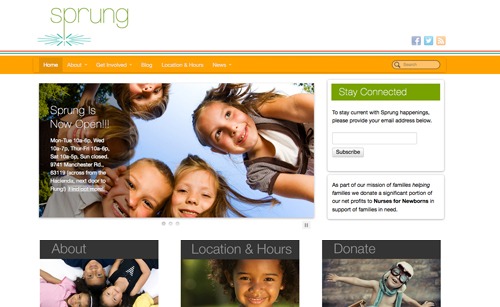 Earlier this year we designed and launched a website for Sprung, a St. Louis boutique that offers fashionable maternity and kids’ attire and accessories at ......
READ MORE