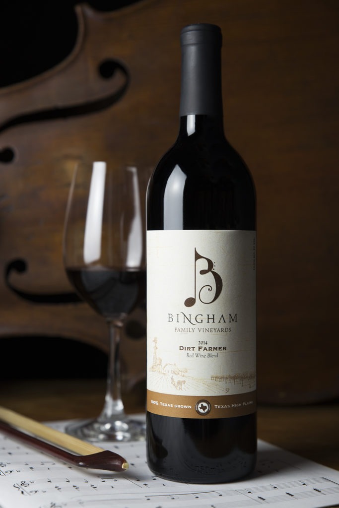 Bingham Vineyards logo and packaging design Wine brand logo and packaging