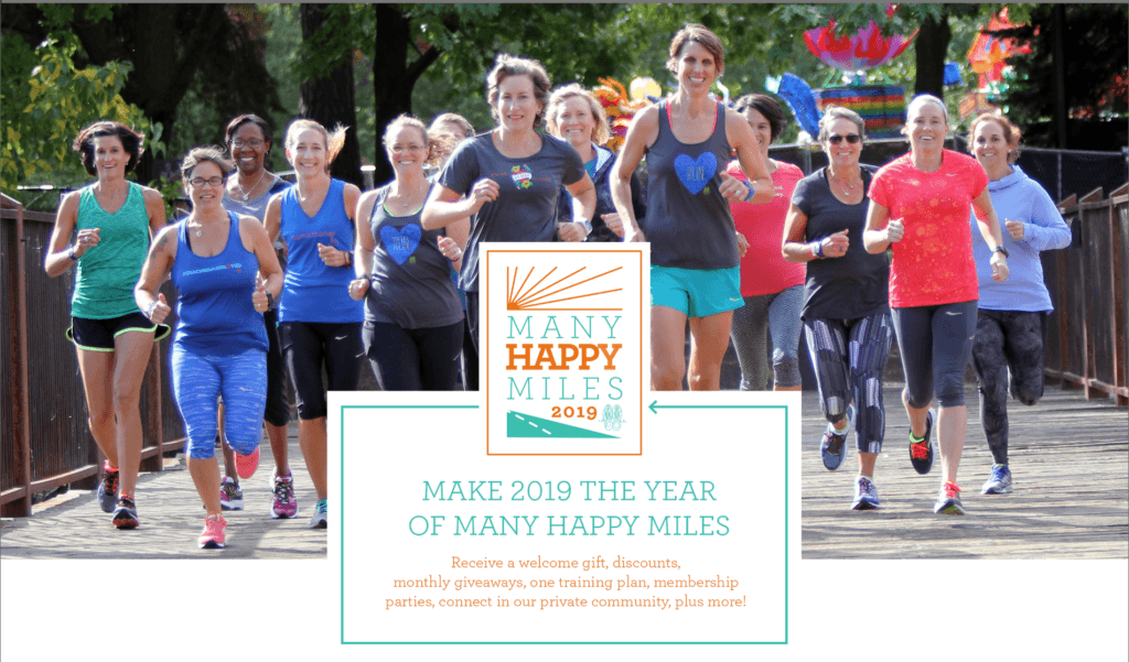 Many Happy Miles website design and development
