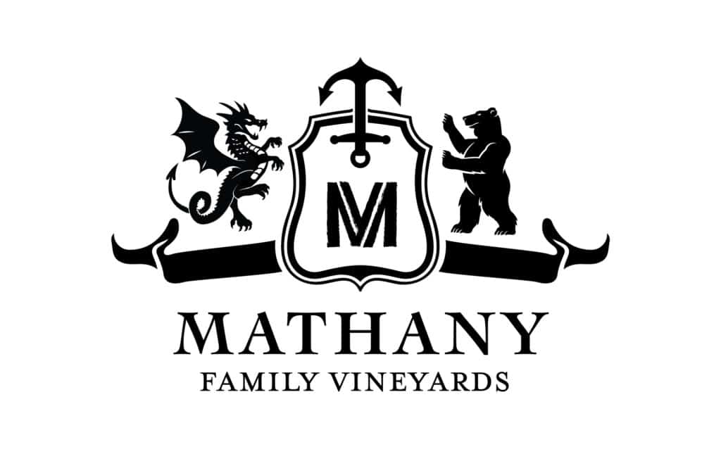 Mathany Family Vineyards Logo, Label, and Website Design